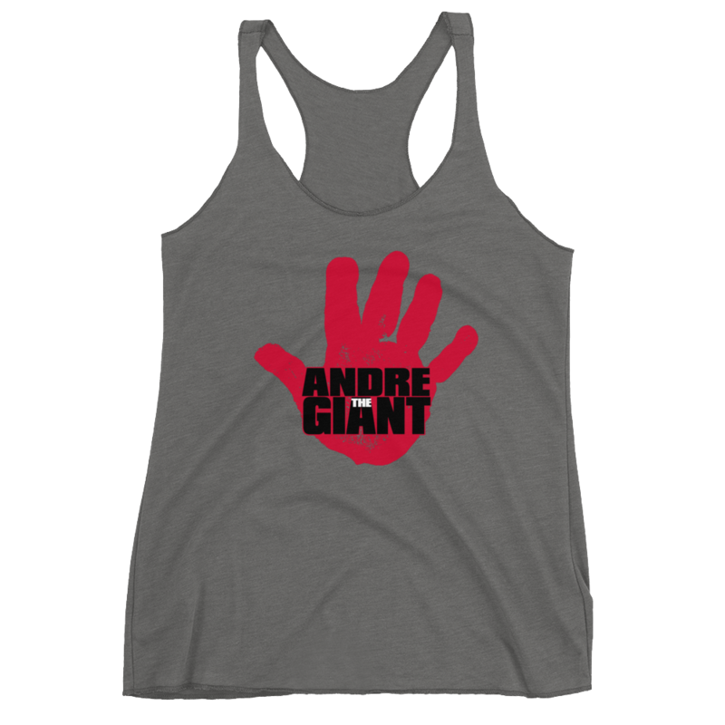 Andre the Giant "Handprint" Women's Racerback Tank Top