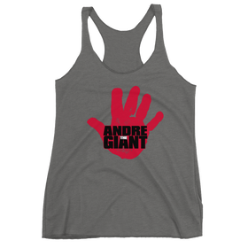 Andre the Giant "Handprint" Women's Racerback Tank Top