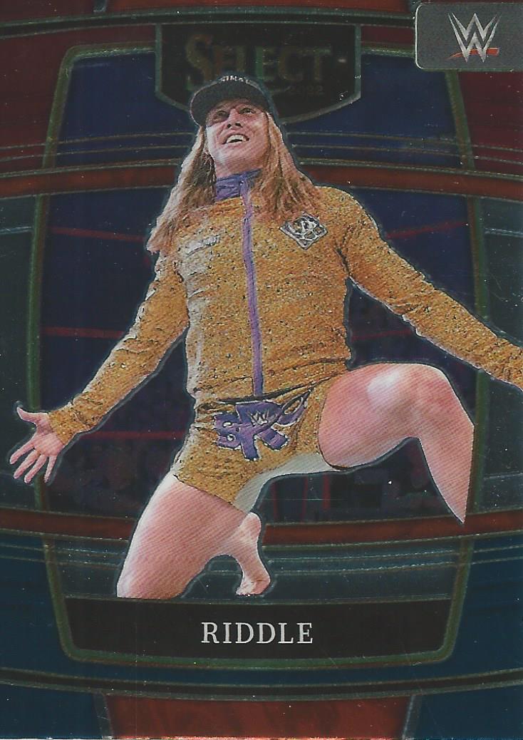 WWE Panini Select 2022 Red/Silver/Blue Matt Riddle #36