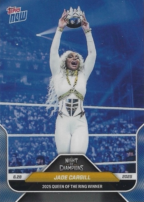 Jade Cargill 2025 Queen of the Ring Winner trading card PW Catalog