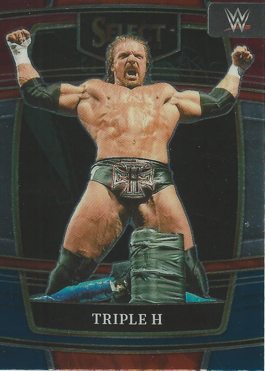 WWE Panini Select 2022 Red/Silver/Blue Triple H #40