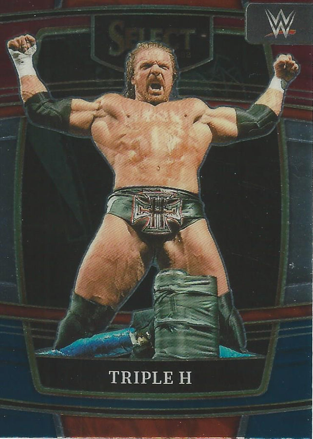 WWE Panini Select 2022 Red/Silver/Blue Triple H #40