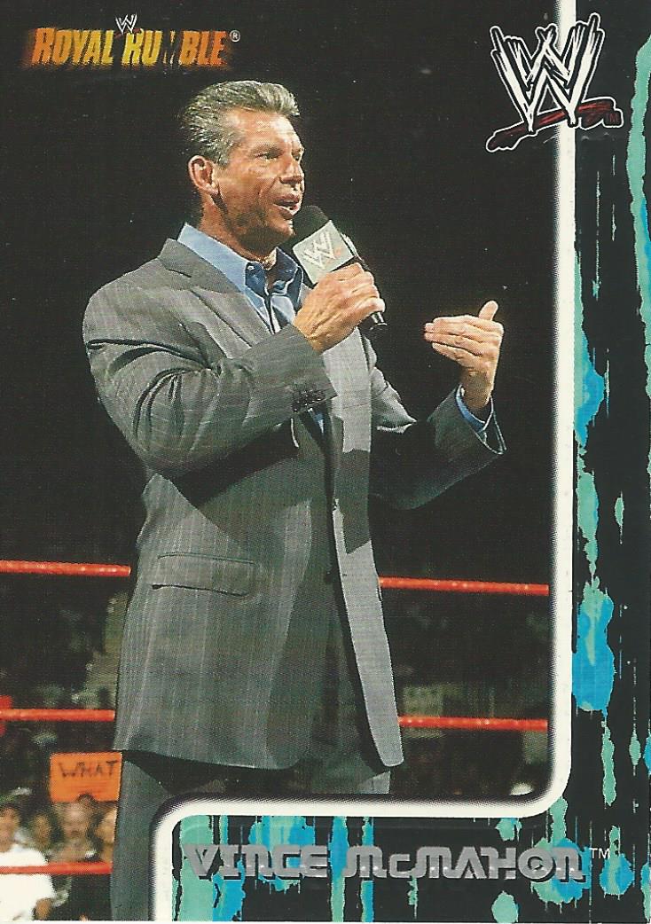 WWE Fleer Royal Rumble 2002 Vince McMahon #63