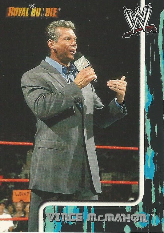 WWE Fleer Royal Rumble 2002 Vince McMahon #63