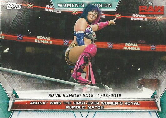 WWE Topps Women Division 2019 Asuka #63