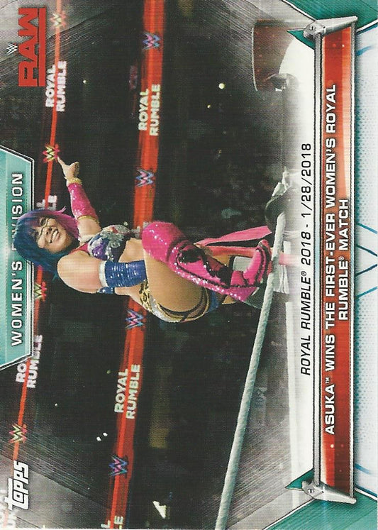 WWE Topps Women Division 2019 Asuka #63
