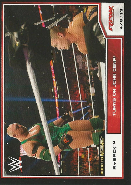 WWE Topps Road to Wrestlemania 2014 Ryback #3