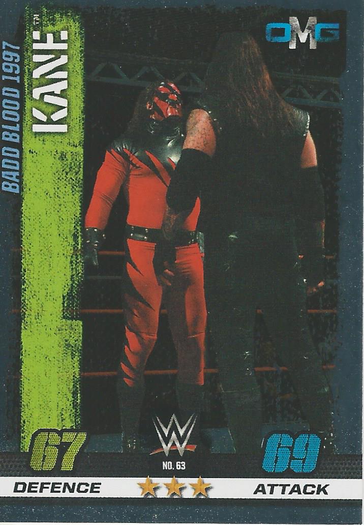 WWE Topps Slam Attax 10th Edition 2017 Kane #63