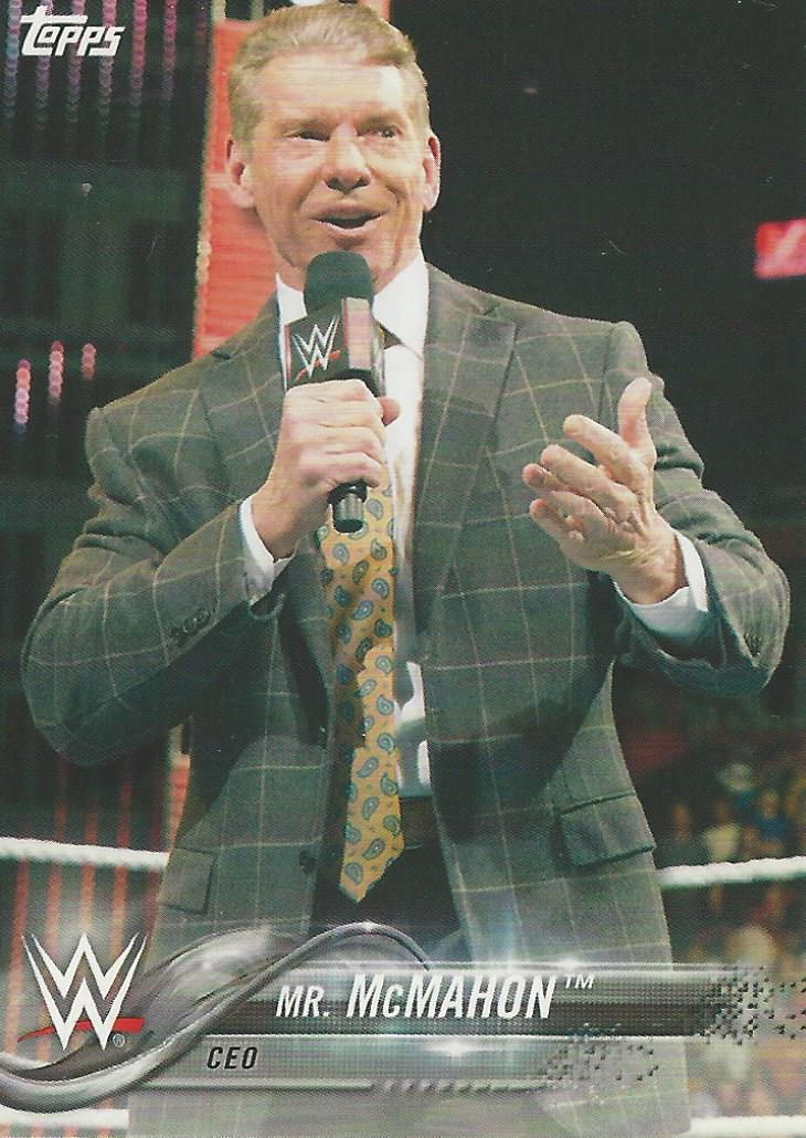 WWE Topps 2018 Vince McMahon #63