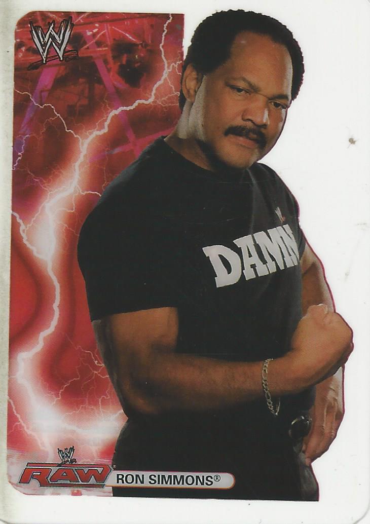 WWE Edibas Lamincards 2008 Ron Simmons #63