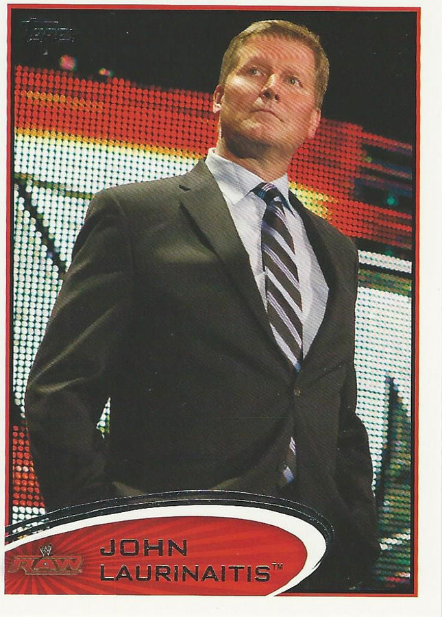 WWE Topps 2012 John Laurinitis #63