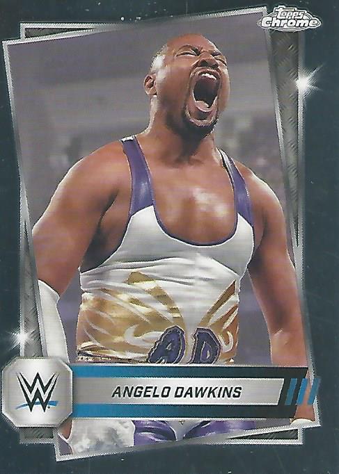 WWE Topps Chrome 2025 Trading Cards Angelo Dawkins No.63 PW Catalog