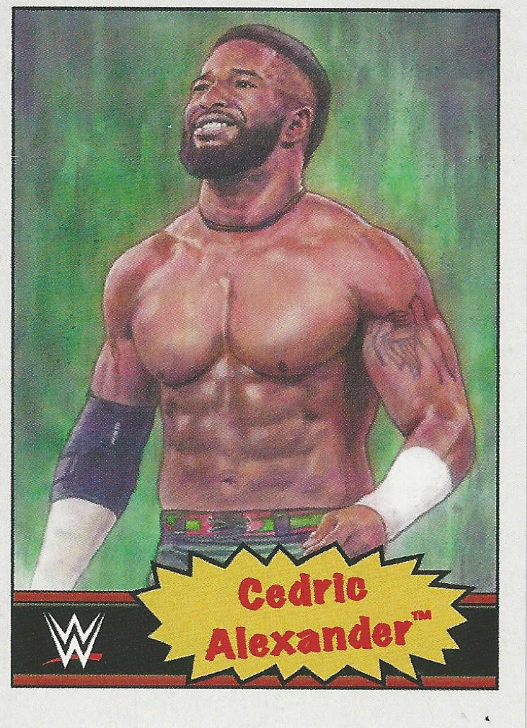 WWE Topps Living Set 2021 Cedric Alexander #63