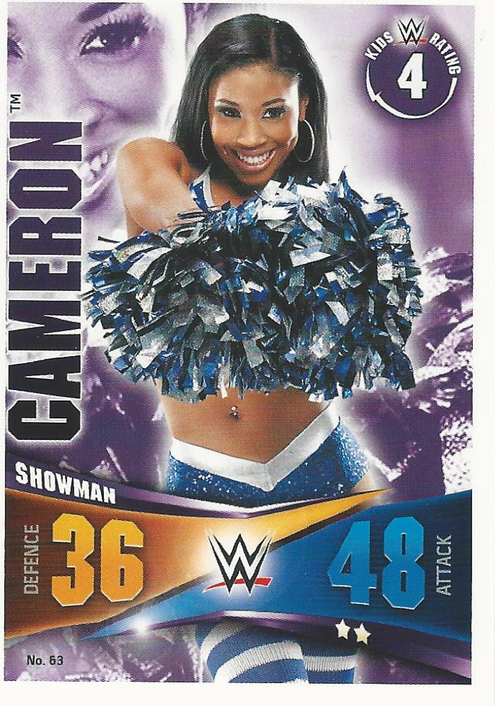 WWE Topps Slam Attax Rivals 2014 Cameron #63