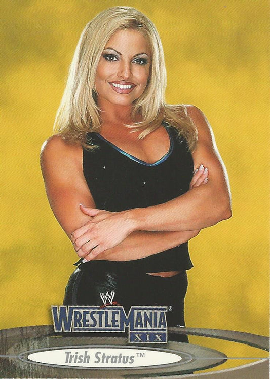 WWE Fleer Wrestlemania XIX 2003 Trish Stratus #63