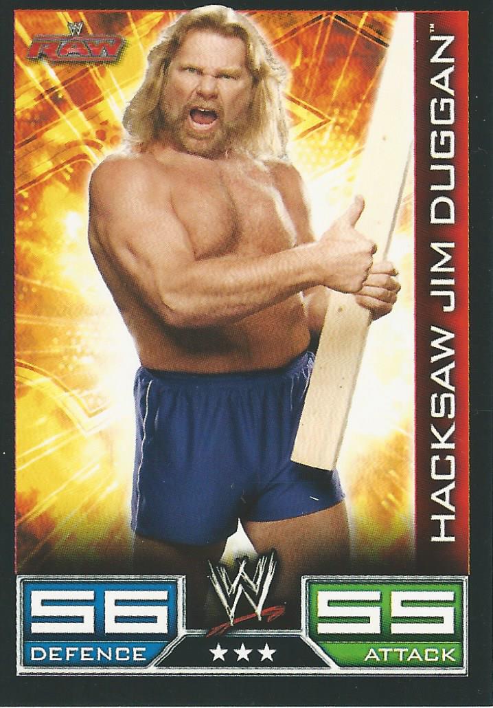 WWE Topps Slam Attax 2008 Hacksaw Jim Duggan #63