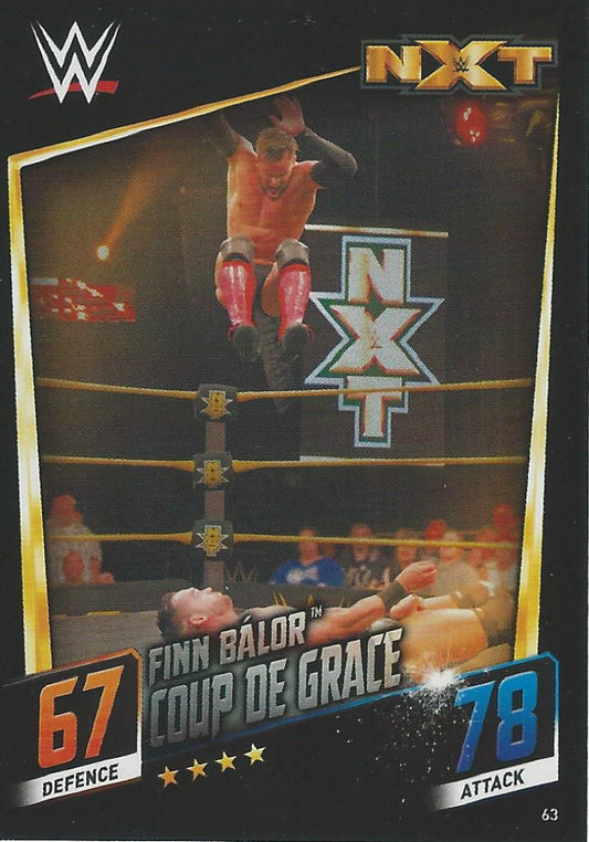 WWE Topps Slam Attax 2015 Then Now Forver Finn Balor #63