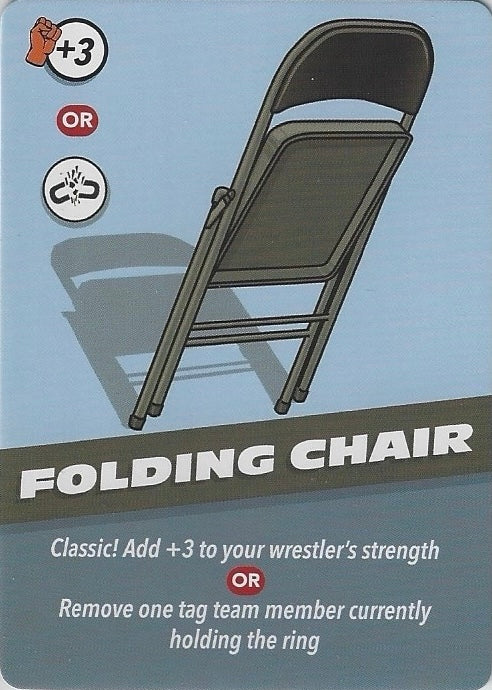 Folding Chair trading card PW Catalog
