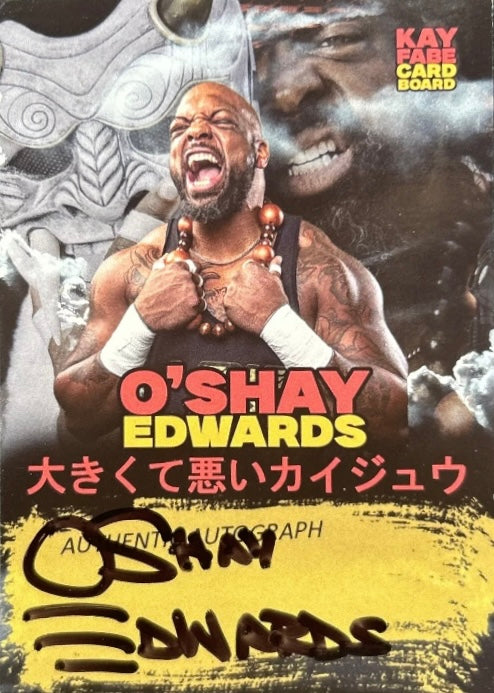 O’shay Edwards trading card PW Catalog
