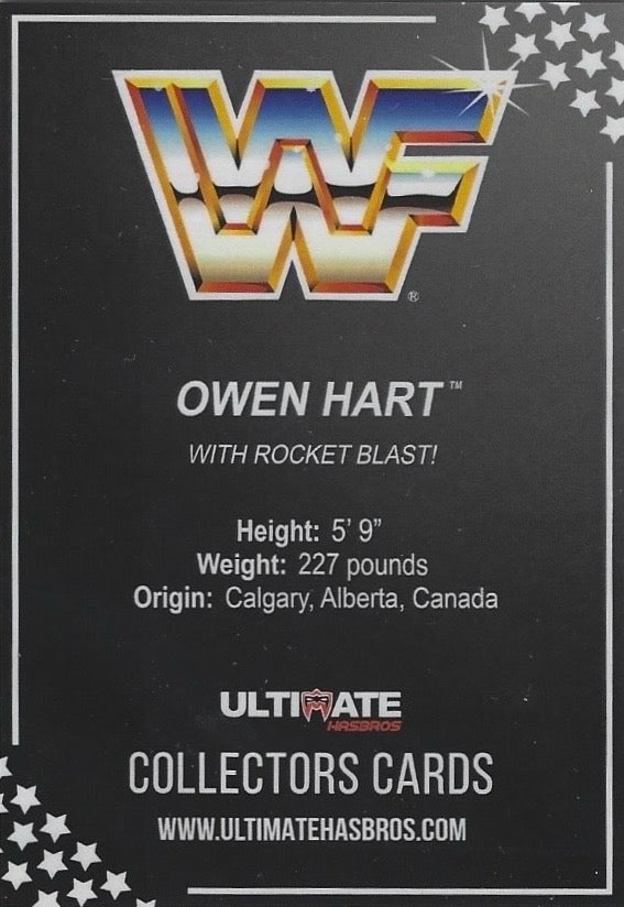 Owen Hart trading card PW Catalog