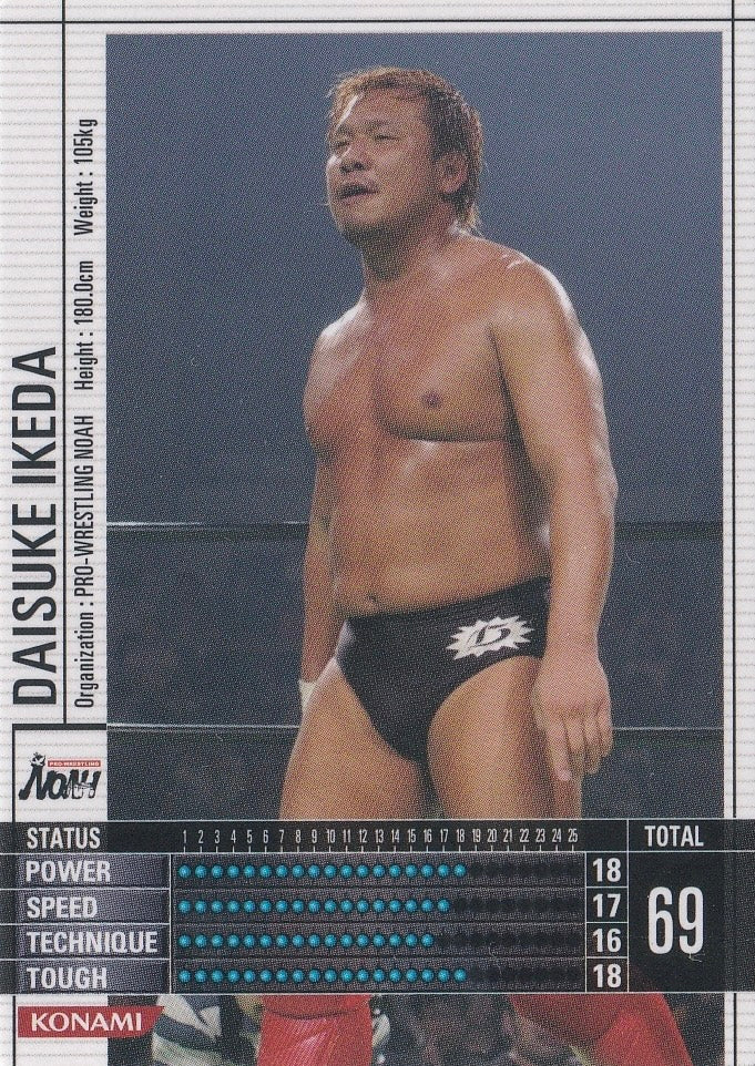 Daisuke Ikeda trading card PW Catalog
