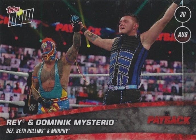 REY & Dominik Mysterio DEF. Seth Rollins & Murphy