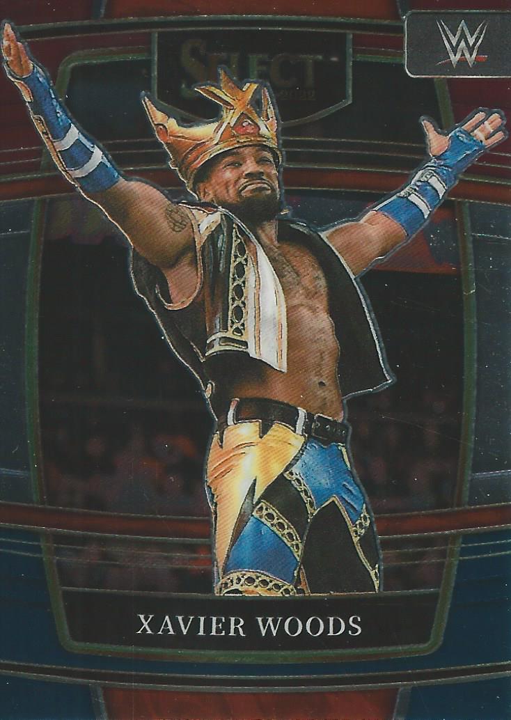 WWE Panini Select 2022 Red/Silver/Blue Xavier Woods #42