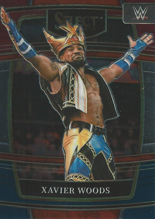 WWE Panini Select 2022 Red/Silver/Blue Xavier Woods #42