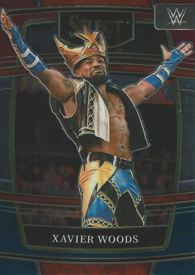 WWE Panini Select 2022 Red/Silver/Blue Xavier Woods #42