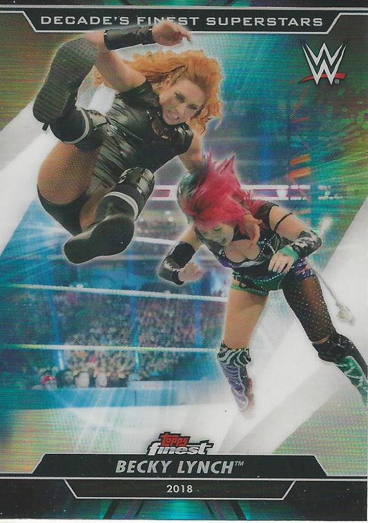 WWE Topps Finest 2020 Becky Lynch S-1 trading card PW Catalog