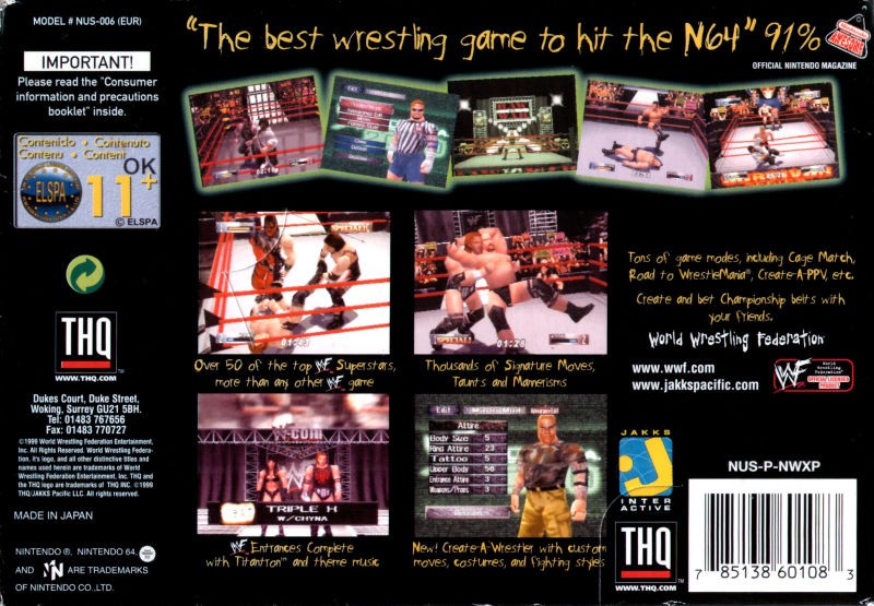 WWF WrestleMania 2000 [Nintendo 64] PWcatalog