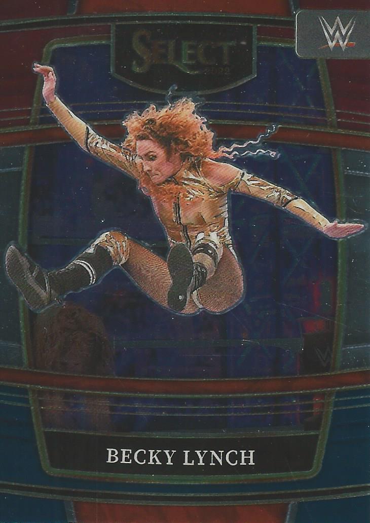 WWE Panini Select 2022 Red/Silver/Blue Becky Lynch #53