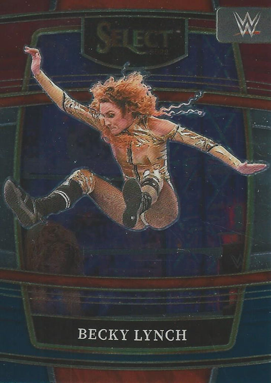 WWE Panini Select 2022 Red/Silver/Blue Becky Lynch #53