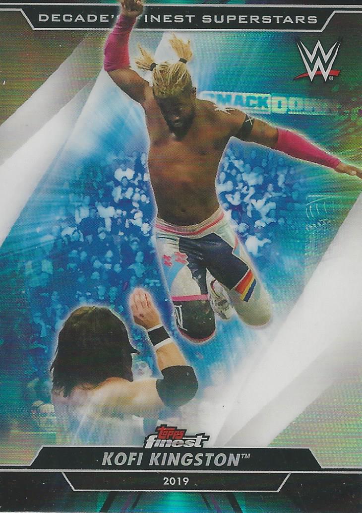 WWE Topps Finest 2020 Kofi Kingston S-5 trading card PW Catalog