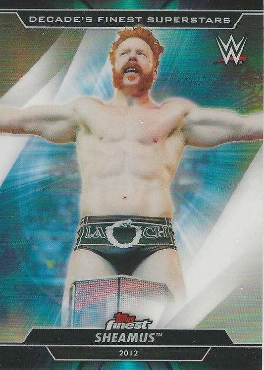 WWE Topps Finest 2020 Sheamus S-9 trading card PW Catalog