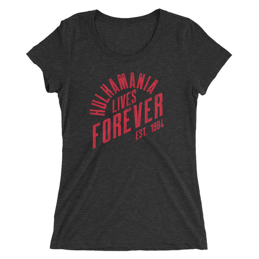 Hulk Hogan "Hulkamania Lives Forever" Women's Tri-Blend T-Shirt