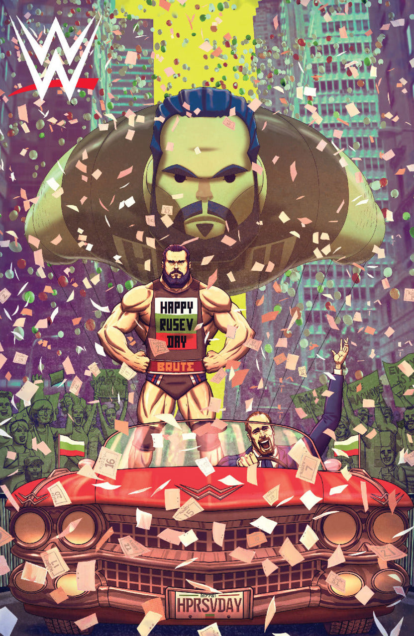 WWE Volume 18 It was the Day Before Rusev Day Comic Book by Boom! Studios Cover D