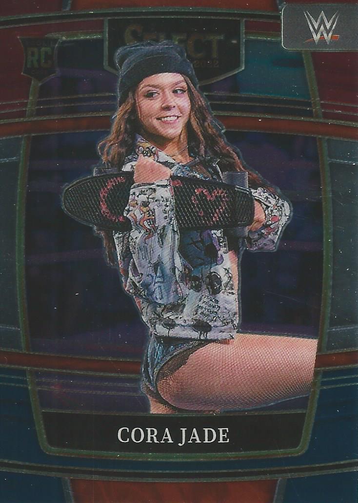WWE Panini Select 2022 Red/Silver/Blue Cora Jade #65