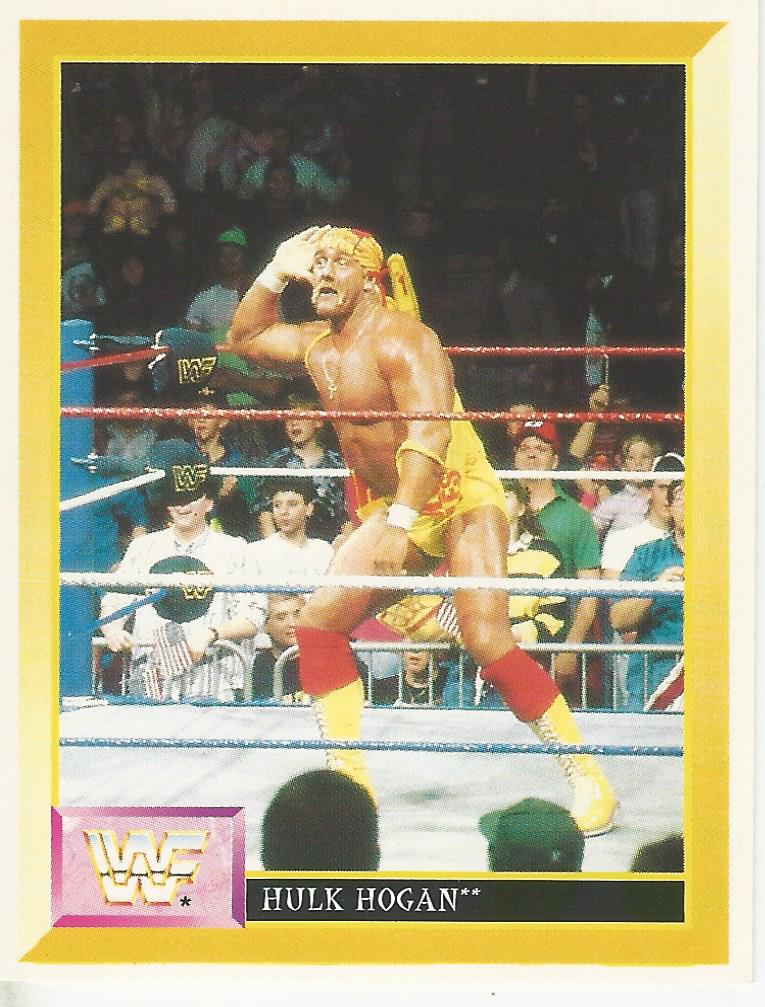 WWF Merlin Sticker 1994 Hulk Hogan #64