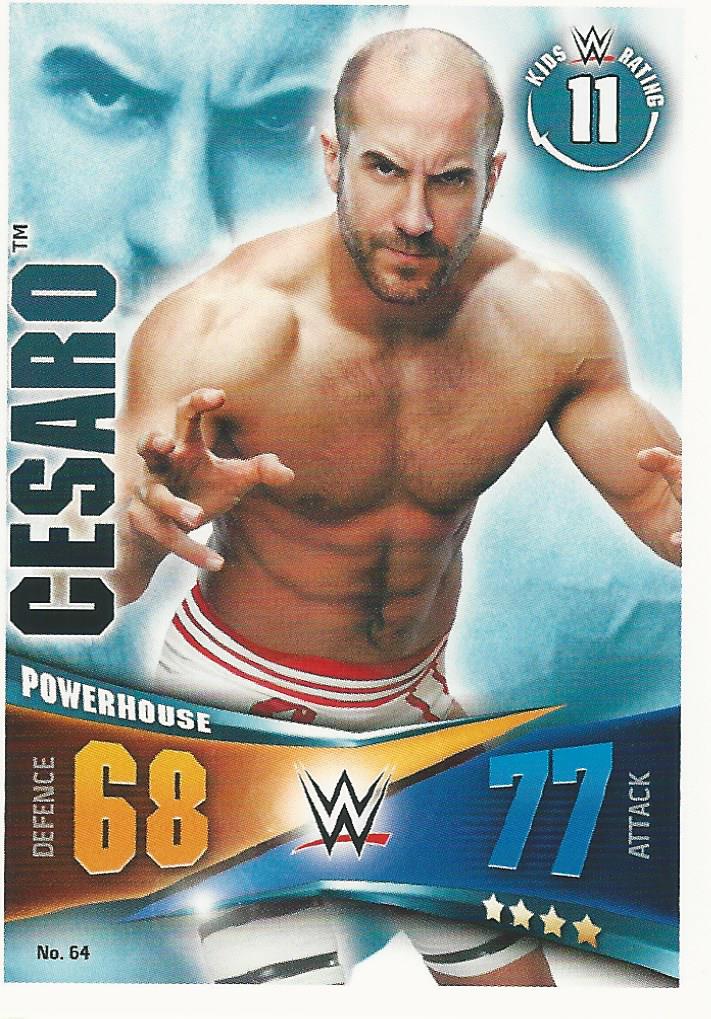 WWE Topps Slam Attax Rivals 2014 Cesaro #64
