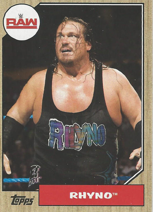 WWE Topps Heritage 2017 Rhyno #64