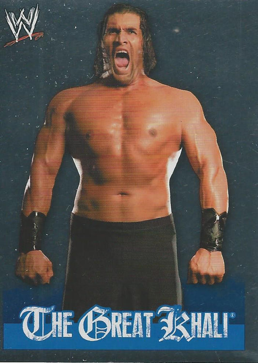 WWE Topps Rivals 2009 Stickers The Great Khali Foil #64