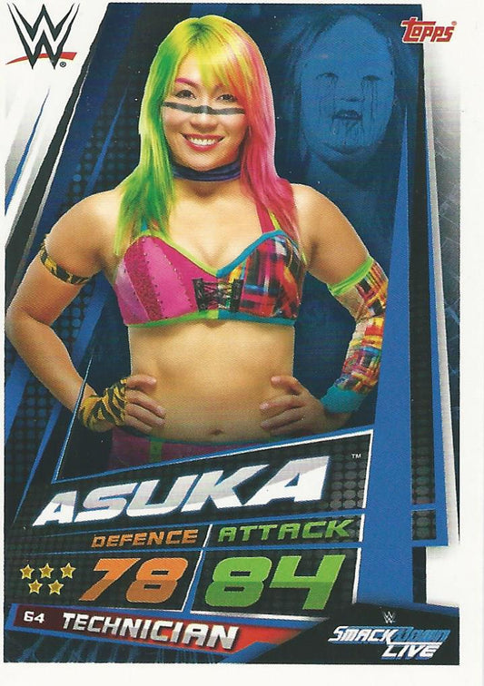 WWE Topps Slam Attax Universe 2019 Asuka #64