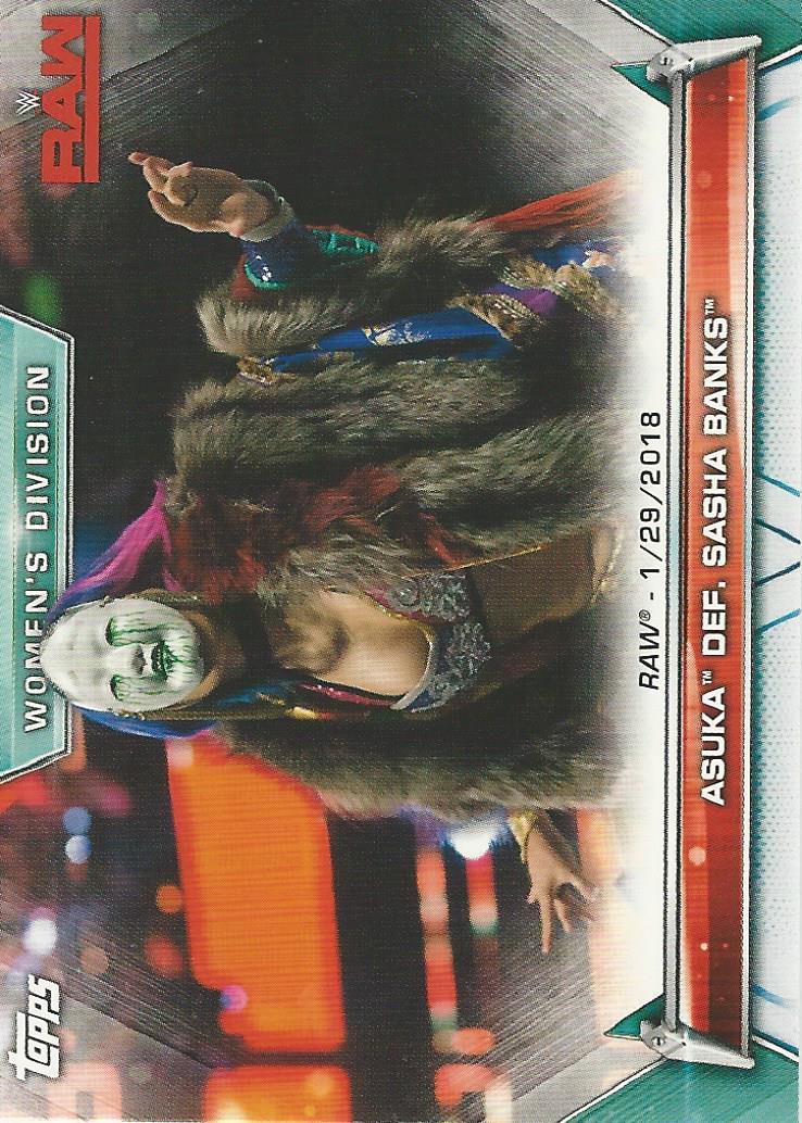 WWE Topps Women Division 2019 Asuka #64