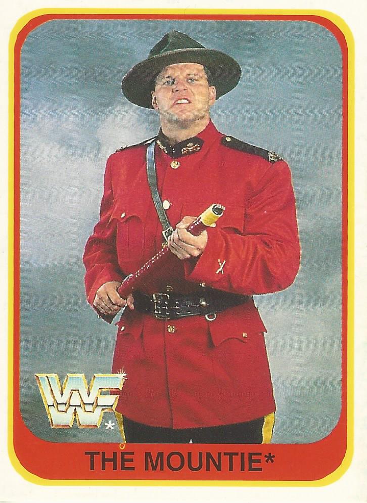 WWF Merlin 1991 The Mountie #64