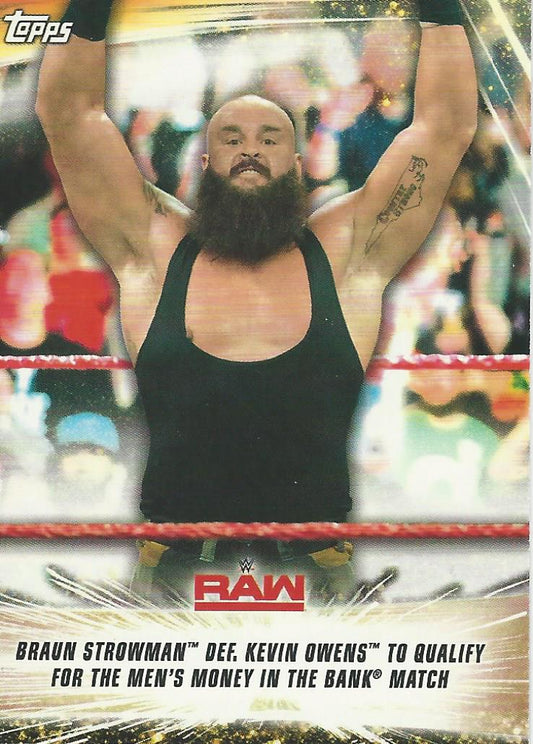 WWE Topps Summerslam 2019 Braun Strowman #64