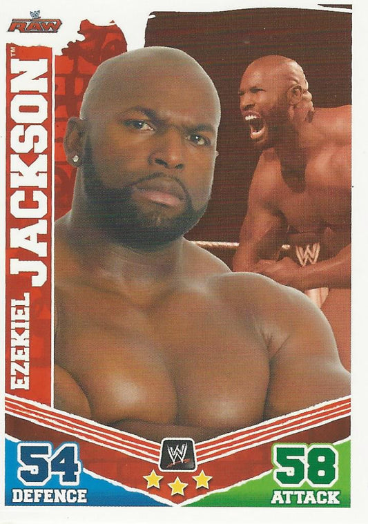WWE Topps Slam Attax Mayhem 2010 Ezekiel Jackson #64