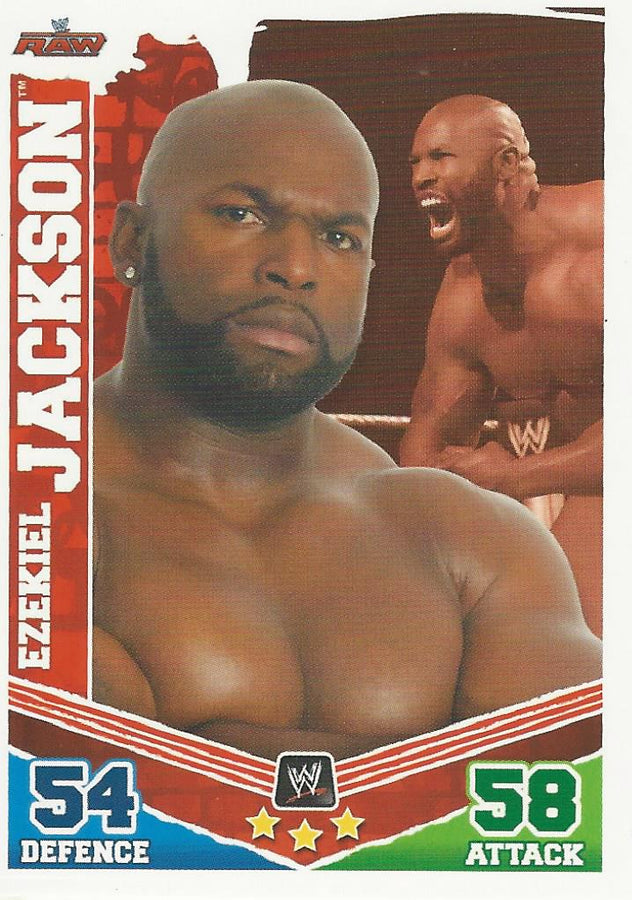 WWE Topps Slam Attax Mayhem 2010 Ezekiel Jackson #64