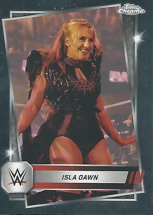 WWE Topps Chrome 2025 Trading Cards Isla Dawn No.64 PW Catalog