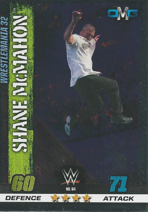 WWE Topps Slam Attax 10th Edition 2017 Shane McMahon #64